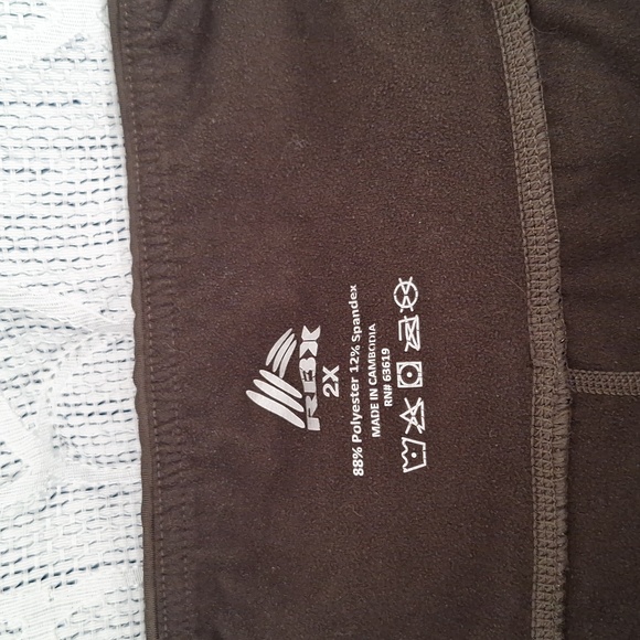 RBX YOGA PANTS SIZE- 2X COLOR- GREEN CAMO - Picture 4 of 5